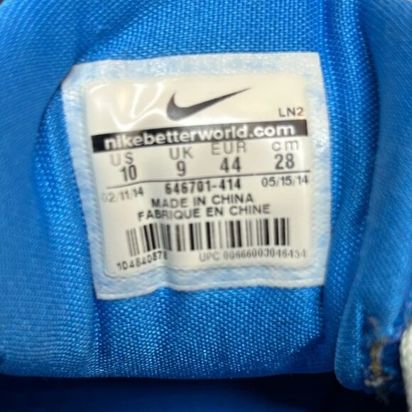 Nike Mens Kobe 9 EM Hyper Cobalt 2014 Size 10 - Picture 10 of 10